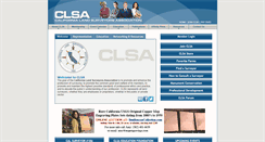 Desktop Screenshot of californiasurveyors.org